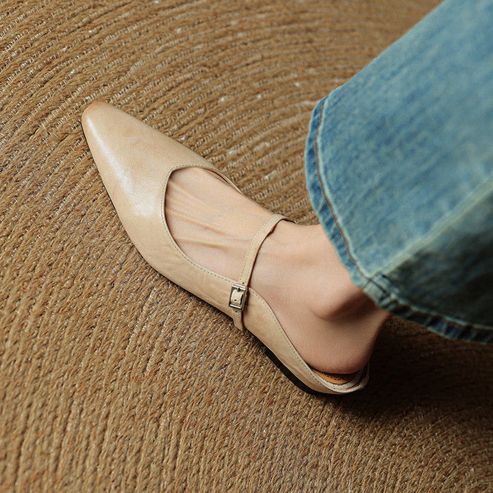 Orella Genuine Leather Mules