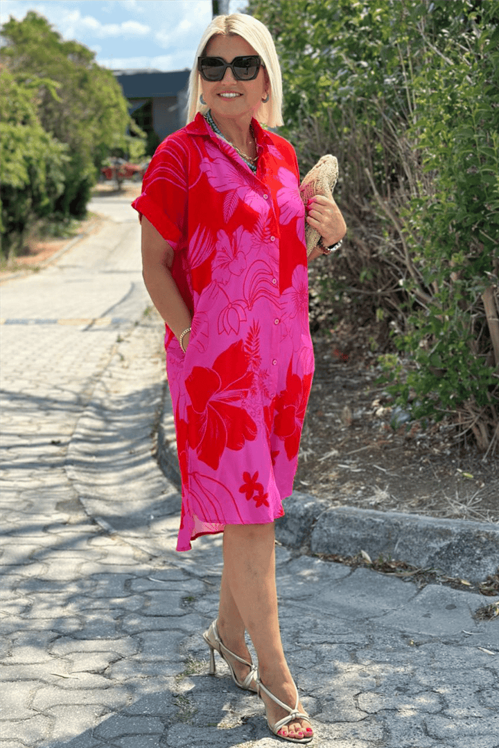 Naomi – Dress with floral print